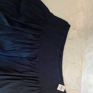 J jill navy blue polyester skirt